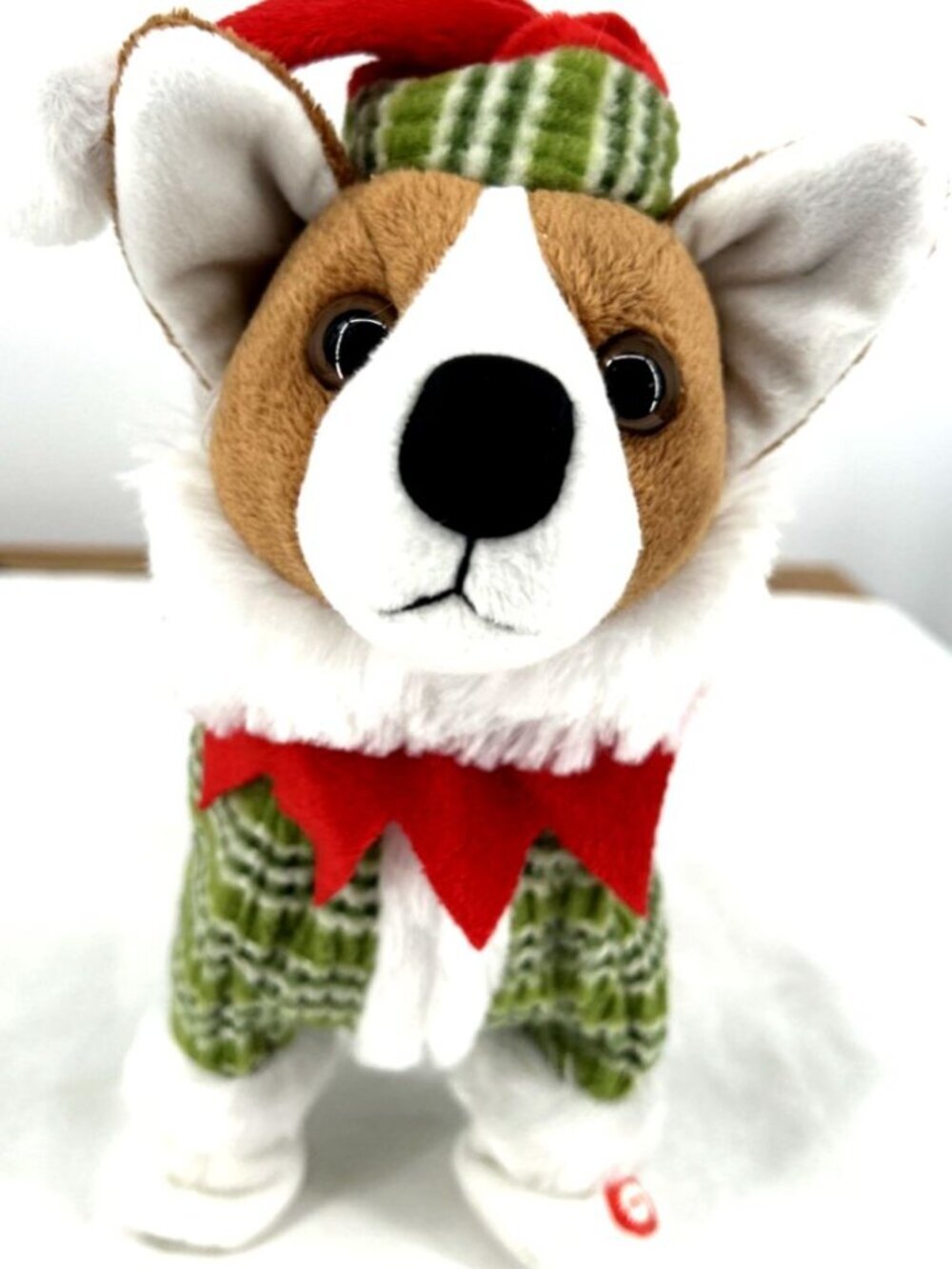 Magic Power Animated Christmas Jester Dog Toy Sound Motion 11" Tested Works